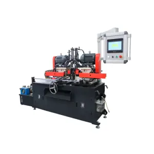 Hydraulic Round Tube Chamfering Machine Steel Bar End Double Head Chamfering Machine Pipe Chamfering Machine