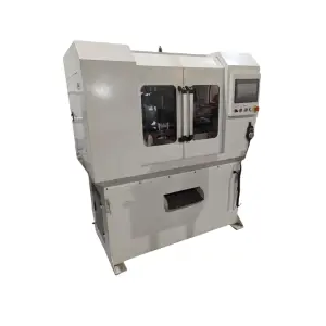 Pneumatic Automatic Double Head Round Rod Chamfering Machine Pipe Chamfering Machine Stud Bolt Nut Chamfering Machine