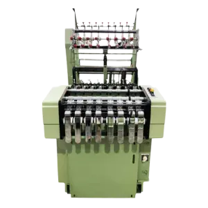 Fiver Long Chain Metal Plastic Net Zipper 8 Tape Loom Machine Sewing Machine Industrial Belt Yarn Weaving Webbing Machine