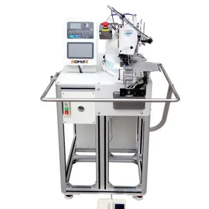Stable Performance SOMAX SM-05BH Computerized Uniformes Polo Shirts Button Hole Making Industrial Sewing Machine