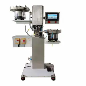 Shirt Snap Attaching Fully Automatic Button Fastening Make Machine Plastic Button Press Machine