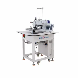 Computerized Polo Shirts Button Hole Making Industrial Sewing Machine