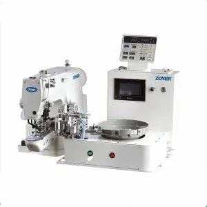ZY1903DSK Industrial Automatic T-shirt Button Feed Button Attaching Sewing Machine