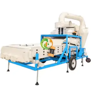Mobile Sunflower Seed Cleaning Machine Effect Mobile Combine Seed Cleaner Grain Cleaning and Grading Machine