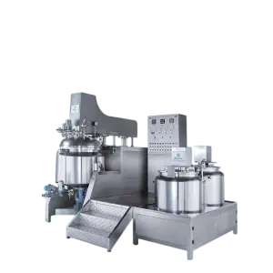 50L 100L Cosmetic High Shear Homogenizer Vacuum Homogenizer Cosmetic Mixer