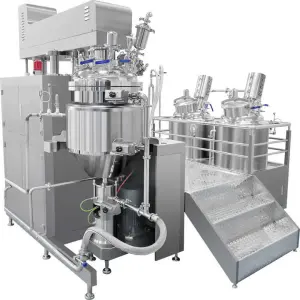 High Shear Cosmetics Mixing Equipment Vacuum Homogenizer Emulsifying Mixer
