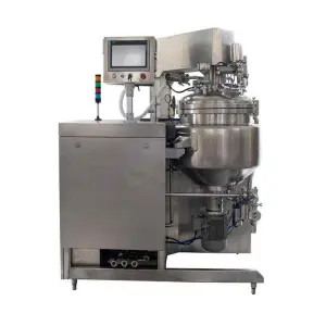 Industrial Homogenizer Mixer Filling Machine 100L Vacuum Processing Unit Cosmetic Mixing tank for Emulsion Cream Lipstick
