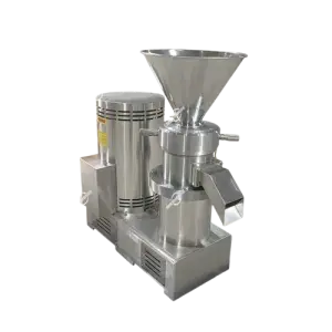 Industrial Small Commercial Colloid Mill Groundnut Paste Grinding Grinder Maker Making Peanut Butter Machine