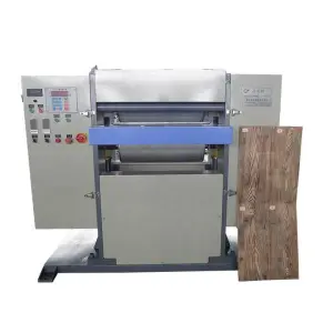 Wall Panels Mdf Plywood Wpc Board Embossing Machine Wood Grain Embossing Machine