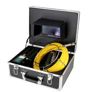 7" Wireless WiFi 40M Fiberglass Cable Pipe Inspection Video Camera 17MM Drain Sewer Pipeline Industrial Endoscope Android/IOS