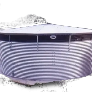 Water Storage Tank Packing Belt Galvanized Steel Large Capacity 20000 Liter Producing Fresh Water