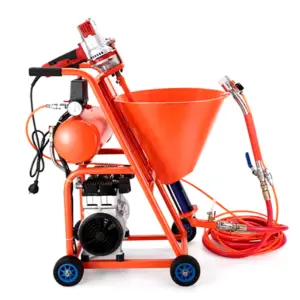 Mixing Peristaltic Mortar Plastering Fireproof Machine