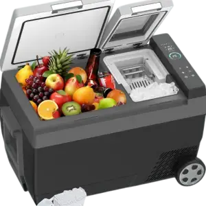 Mini Refrigerator Car Fridge Rv Cooler 12v Upright Refrigerator