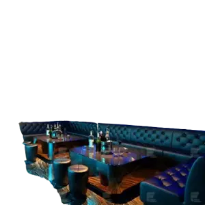 Booth Sofa pu Leather Modern Bar Furniture