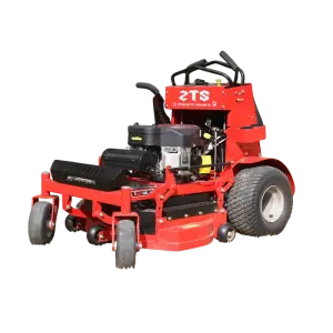 Four-wheel lawn mowing cart with zero turning standing lawn mower