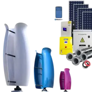 1KW 2KW 3KW 5KW 10KW Tulip Vertical Axis Home Wind Turbine Generator 120V 220V 380V With