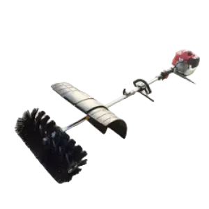 Power Brush Power Broom, Handheld Turf Lawn Sweeper