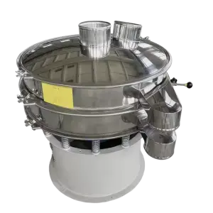 Sea salt production refinery sieving process vibrating screen machines