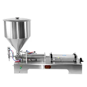 Semi Automatic Paste Filling Machine Piston Paste Liquid Filling Machine Cosmetic Food Paste Bottle Filling Equipment