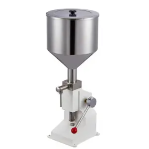 Semi Automatic Liquid FillerPiston-Type Oil Honey Cosmetic Shampoo Paste Ketchup Packing Small Business Home Use Filling Machine