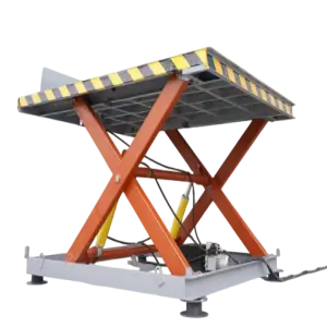 1 Ton Stationary Lift Platform with a Lifting Height of 2.2m, table size 1500*1500mm