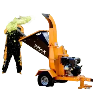 Modern Self-Propelled Gasoline Started  Disc Wood Chipper Machine