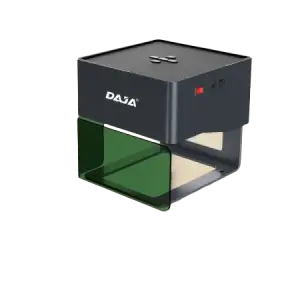 DJ6 Small metal laser marking engraver and cutter laser machine with 3W laser power and Higher Columns accessory