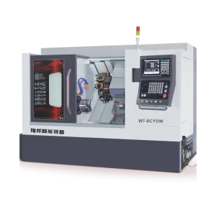 Machine Automatic Slant Bed Lathe Linear 8 Station Auto Machine   High Precise Turning Center Torno Lathe CNC