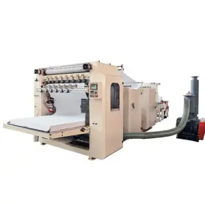 High Speed V Fold Hand Towel Paper Facial Tissue Making Machine
