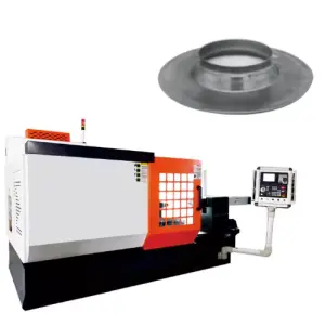 OEM 3 Axis CNC Horizontal Metal Lathe Spinning Machine for Light Cover