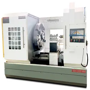 Big Size CNC Lathe Machine Ck61125 1500/2000/300mm Metal Turning Machine 4/6/8 Station Tool Holder