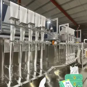 30-120pcs Facial Baby Alcohol Wet Wipe Tissue Manufacturing Machine Wet Wipe Making Machines