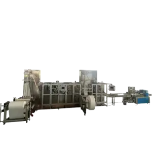 Non Woven Fabric Face Towel Production Line Eco-Friendly Disposable Bath Towels Folding Machine