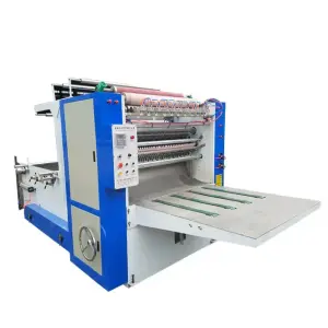 High Speed Z Folding Paper Towel Machine Facial Tissue Manufacturing Machine V Folding Facial Tissue Making Machine