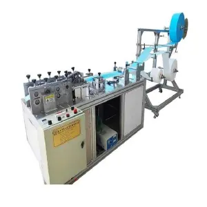 Fabrics Textiles Non-Woven Face Mask Making Production Line Fully Automatic Mak Machine