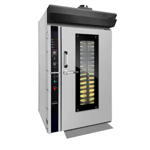 Baking Rotary Rack Oven Bread Maker Oven Automatic 16 Tray Gas/Electric/Diesel Rotary Oven for Pizza/Cake