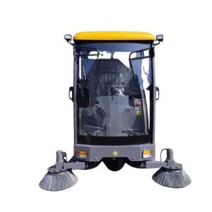 Zhengtu X2 Ride-On Sweeper with High-Pressure Cleaning System