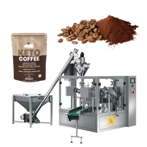 Automatic Premade Bag Powder Filling and Sealing Machine Instant Coffee Powder Packaging Machine