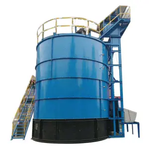 Technology Poultry Manure Processing Machine , Organic Fertilizer Fermentation Compost Equipment