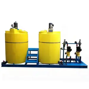 Effluent Treatment Plant Ro Water Machine With Chemical Mixing Dosing System