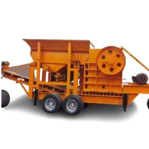YG   Pe150x250 Mobile Gold Ore diesel Rock Jaw Crusher Machine Stone Crusher with Vibrating Screen