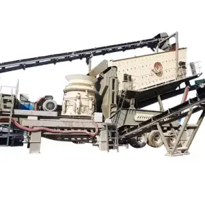 Modern Stone Crusher Machine Mobile Jaw Crusher Plant for Mining Dolomite
