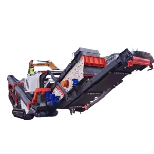 Track Mobile Stone Crusher Machine Crushing Portable Rock Marble Granite Aggregate Crushing Plant