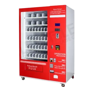 frozen Food Vending Machine Coin Operated Cold Drink Vending Machine