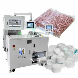 KL Multifunction Plastic Accessories Vision Counting Packaging Machine for Bottle Caps