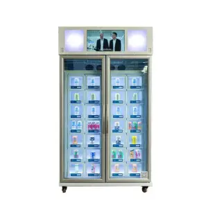 Refrigerated Cooling System Milk Drink Bottle Water Flower Locker Vending Machine