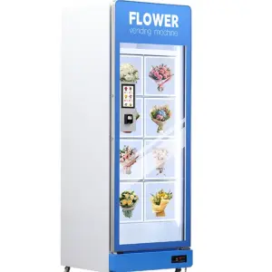DKM  Automatic Refrigerator Fresh Flower Bouquet Vending Machine