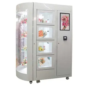 Sweet Latest Fresh Cutting Flower Vending Automatic Bouquet Vending Machine