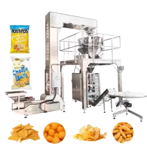Automatic Nitrogen Multi Function Potato Chips Packing Machine Automatic French Fries Snacks Chips Packing Machine