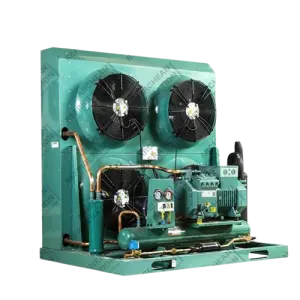 INDUSTRIAL AIR COOLED COMPRESSOR CONDENSING UNIT REFRIGERATION EQUIPMENT COLD ROOM